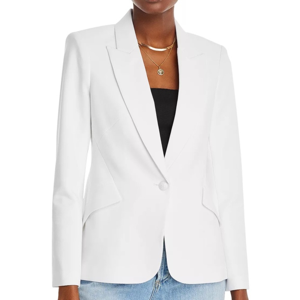 New L'AGENCE Chamberlain Blazer in White